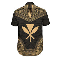 Kanaka Maoli Polynesian Chief Shirt - Gold Version - Polynesian Pride