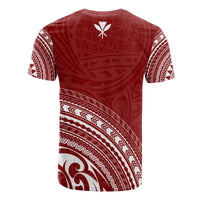 Hawaii All Over T Shirt Kanaka Maoli Polynesian Tribal Red Version - Polynesian Pride