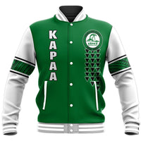 (Personalized) Hawaii Baseball Jacket - Kapaa High Custom Your Class Baseball Jacket - AH Unisex Green - Polynesian Pride