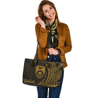 Kiribati Leather Tote - Wings Style - Polynesian Pride