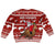 New Zealand Xmas Knitted Sweatshirt Mere Kirihimete - Santa With Kiwi Bird LT7 - Polynesian Pride