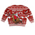 New Zealand Xmas Knitted Sweatshirt Mere Kirihimete - Santa With Kiwi Bird LT7 - Polynesian Pride