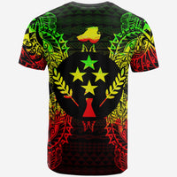 Kosrae All T Shirt Kosrae Flag Map Polynesian Tattoo Reggae - Polynesian Pride