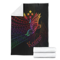 Kosrae State Premium Blanket - Butterfly Polynesian Style - Polynesian Pride