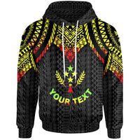 Kosrae Custom Hoodie Polynesian Armor Style Reagge Unisex Reagge - Polynesian Pride