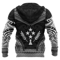 Kosrae Polynesian Chief Hoodie Black Version - Polynesian Pride