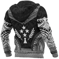 Kosrae Polynesian Chief Hoodie Black Version - Polynesian Pride