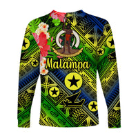 Vanuatu Malampa Long Sleeve Shirt Independence Be Proud LT8 - Polynesian Pride