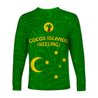 Cocos (Keeling) Islands Long Sleeve Shirt Proud Flag Unique LT13 - Polynesian Pride