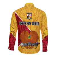 The Kumuls PNG Long Sleeve Button Shirt Papua New Guinea Polynesian Dynamic Style LT14 - Polynesian Pride