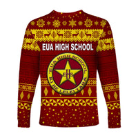 Eua High School Christmas Long Sleeve Shirt Simple Style LT8 - Polynesian Pride