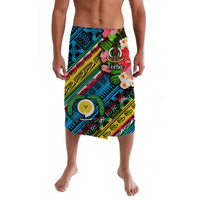 Vanuatu Torba Lavalava Independence Be Proud LT8 Blue - Polynesian Pride