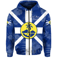 Custom Lord Howe Island Hoodie Unique Polynesian Flag Vibes LT8 Zip Hoodie - Polynesian Pride