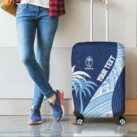 Personalised Fiji Sevens Luggage Cover Kaiviti Kesakesa LT7 - Polynesian Pride