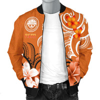 FSM Men's Bomber Jacket - FSM Spirit Orange - Polynesian Pride