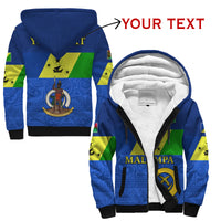 (Custom Personalised) Malampa Province Sherpa Hoodie Vanuatu Proud LT13 - Polynesian Pride