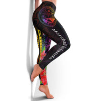 Marshall Islands Leggings - Tropical Hippie Style - Polynesian Pride