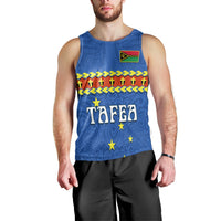 (Custom Personalised) Tafea Province Men Tank Top Vanuatu Pig Tusk Polynesian Flag Style LT14 - Polynesian Pride