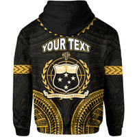 Custom Samoa Ula Nifo Tribal Hoodie Gold Style LT6 - Polynesian Pride