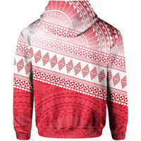 Tonga Rugby Zip Hoodie Polynesian Style - Polynesian Pride