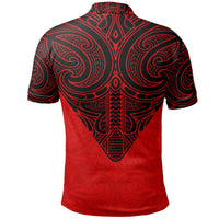 New Zealand Maori Tattoo Polo Shirt - Polynesian Pride
