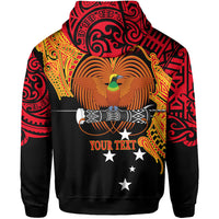 Custom Papua New Guinea Hoodie Bird of Paradise LT6 - Polynesian Pride