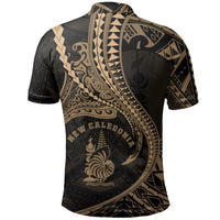 New Caledonia Polo Shirt Kanaky Flag Coat Of Arms Kanaloa Tatau Gen NC - Polynesian Pride