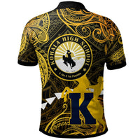 Hawaii Polynesian Polo Shirt Kohala High School Cowboy with Polynesian Patterns LT10 - Polynesian Pride
