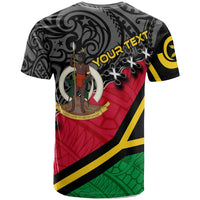 Vanuatu T Shirt Custom Vanuatu Independence Anniversary with Coat of Arms and Polynesian T Shirt LT10 - Polynesian Pride