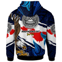American Samoa Hoodie Custom Happy Independence Day Samoa with Polynesian Culture LT10 - Polynesian Pride