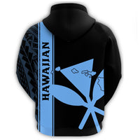 Kanaka Map King Pastel Zipper Hoodie Edgar Style - Polynesian Pride