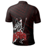 Hawaii Ikaika Polynesian Polo Shirt Be Strong AH - Polynesian Pride