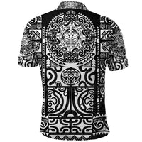 Marquesas Islands Polo Shirt Marquesan Tattoo Unique Style Black LT8 - Polynesian Pride