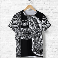 Marquesas Islands T Shirt Marquesan Tattoo Original Style Black LT8 - Polynesian Pride
