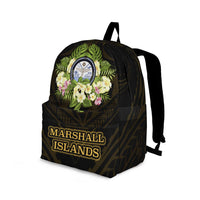 Marshall Islands Backpack - Polynesian Gold Patterns Collection - Polynesian Pride