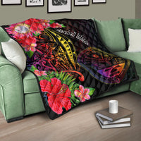 Marshall Islands Premium Quilt - Tropical Hippie Style - Polynesian Pride