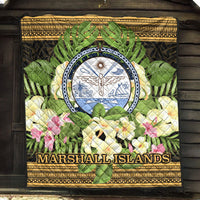 Marshall Islands Premium Quilt - Polynesian Gold Patterns Collection - Polynesian Pride
