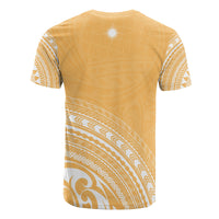 Marshall Islands All Over T Shirt Marshall Islands Seal Polynesian Tribal Gold Version - Polynesian Pride