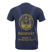 Marshall Islands All Over Print T Shirt Passport Republic Of The Marshall Islands - Polynesian Pride
