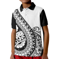 Polynesian Masi Kesa No2 Black Style Polo Shirt LT9 - Polynesian Pride