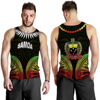 Samoa Ula Nifo Tribal Men Tank Top Reggage Style LT6 - Polynesian Pride