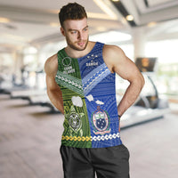 Samoa And Cook Islands Men Tank Top Together LT8 - Polynesian Pride