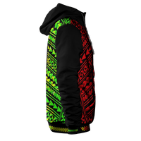 Pohnpei Hoodie Micronesian Portion Reggae Version - Polynesian Pride