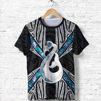 Maori Moko Tattoo T Shirt, Manaia Paua Shell Shirt Unisex Black - Polynesian Pride