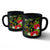 (Personalized) Hawaii Couple Turtle Hibiscus Tropical Valentine Mug - Levi Style - AH Mug 11oz Black - Polynesian Pride