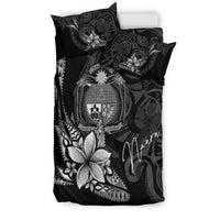 Nauru Bedding Set - Fish With Plumeria Flowers Style - Polynesian Pride