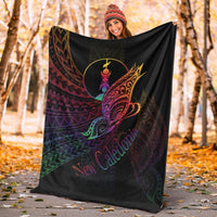 New Caledonia Premium Blanket - Butterfly Polynesian Style - Polynesian Pride