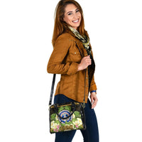 Northern Mariana Islands Shoulder Handbag - Polynesian Gold Patterns Collection - Polynesian Pride