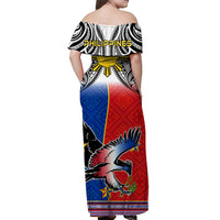 Philippines Matching Dress and Hawaiian Shirt Polynesian Filipino Pattern with Eagle LT14 - Polynesian Pride