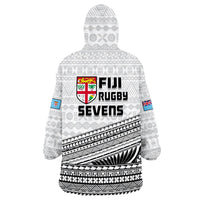 Fiji Sevens Rugby Wearable Blanket Hoodie Fijian 7s Tapa Polynesian Art LT14 - Polynesian Pride
